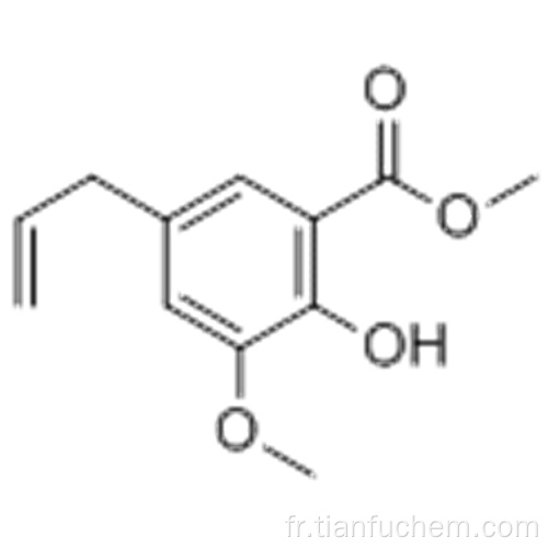 5-allyl-3-méthoxysalicylate de méthyle CAS 85614-43-3